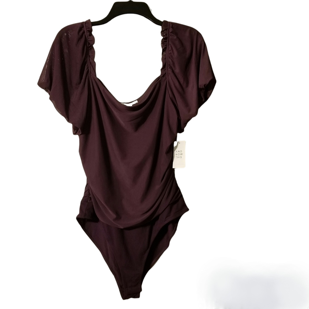 And Now This Puff Sleeve Bodysuit Modern Silhouette With Its Square Neckline